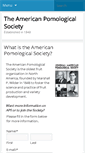 Mobile Screenshot of americanpomological.org