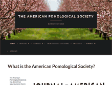 Tablet Screenshot of americanpomological.org